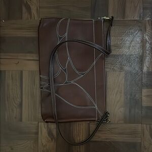 Brown Leather Shoulder Bag